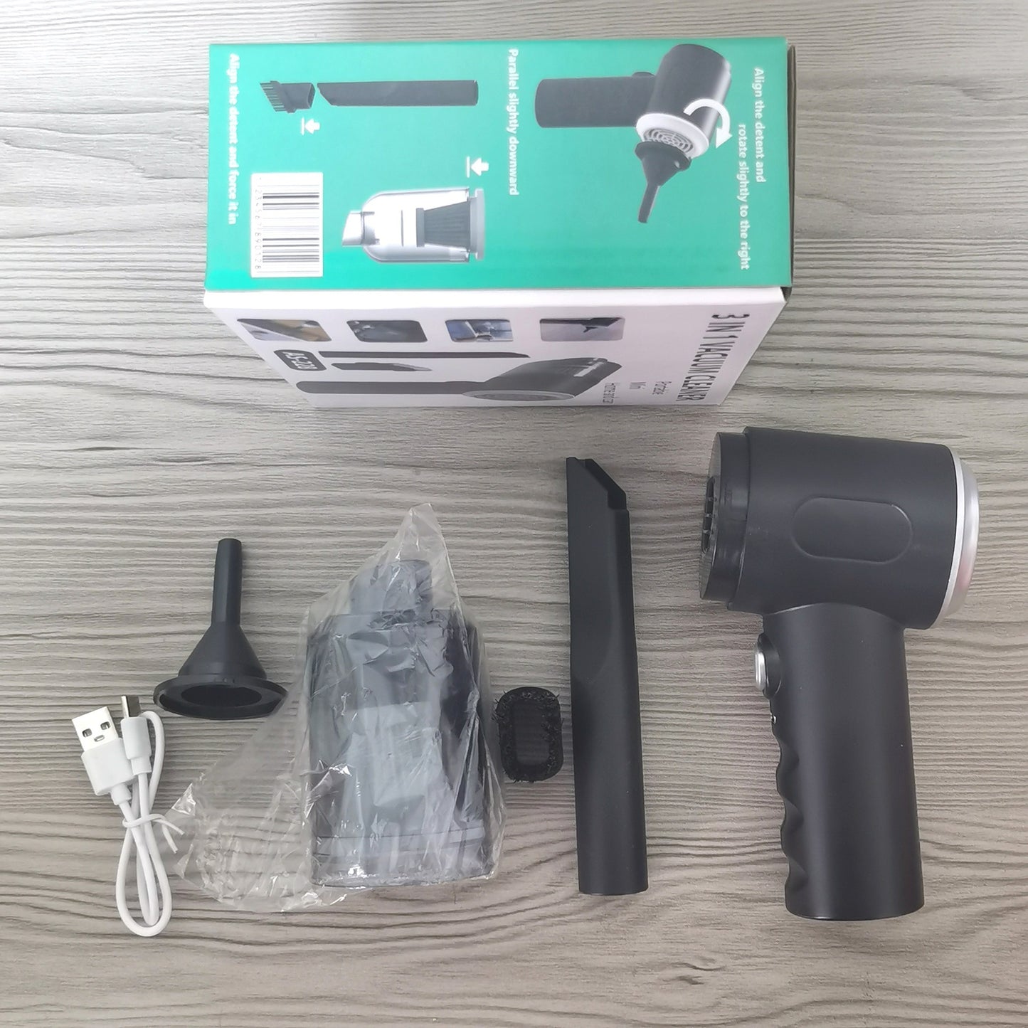 Aspirateur de voiture portatif puissant et multifonction