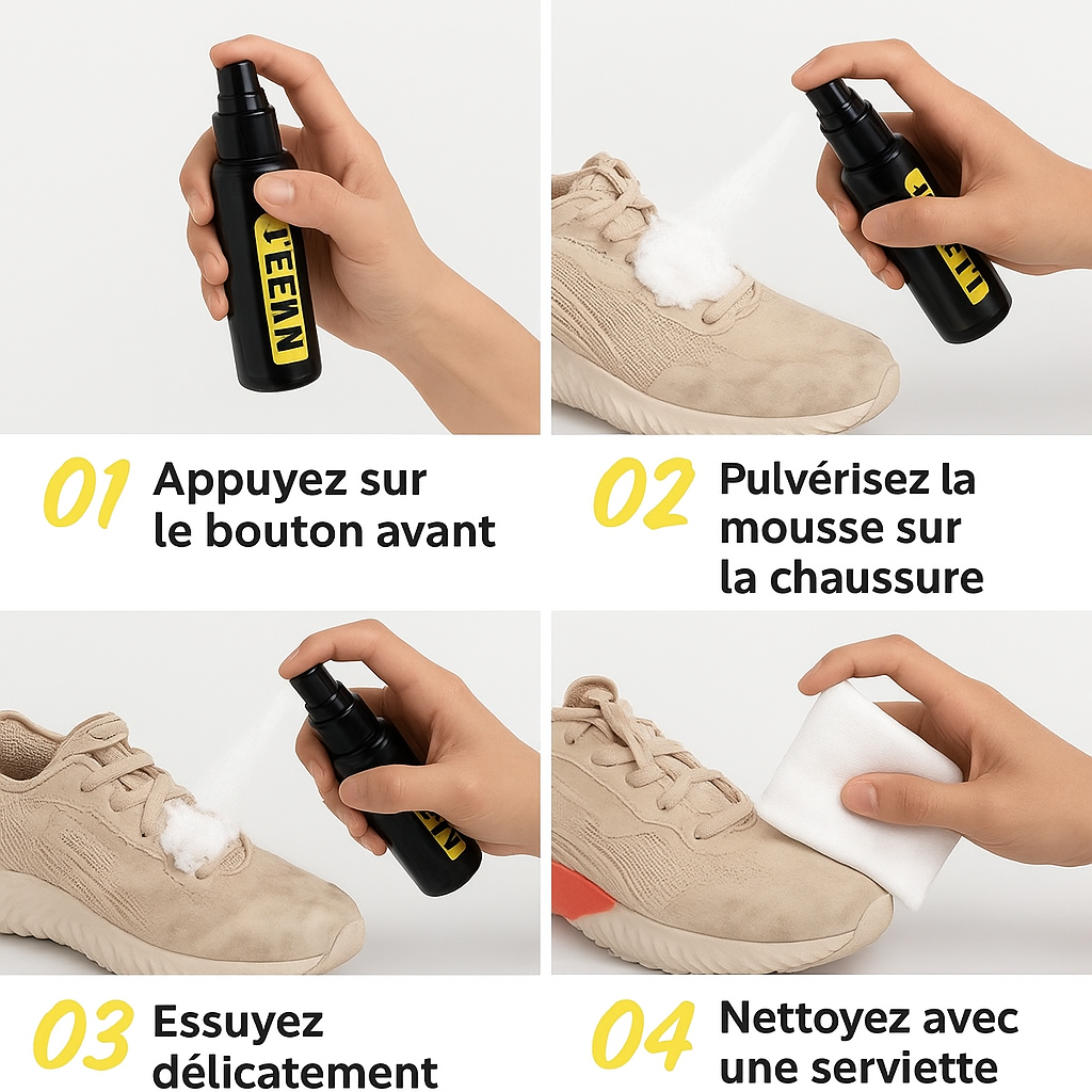Nettoyant Blanc pour Chaussures